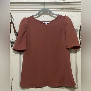 DR2 Women's Terracotta Blouse NWOT